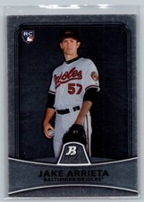 2010 Bowman Platinum #11 Jake Arrieta Orioles Rookie RC