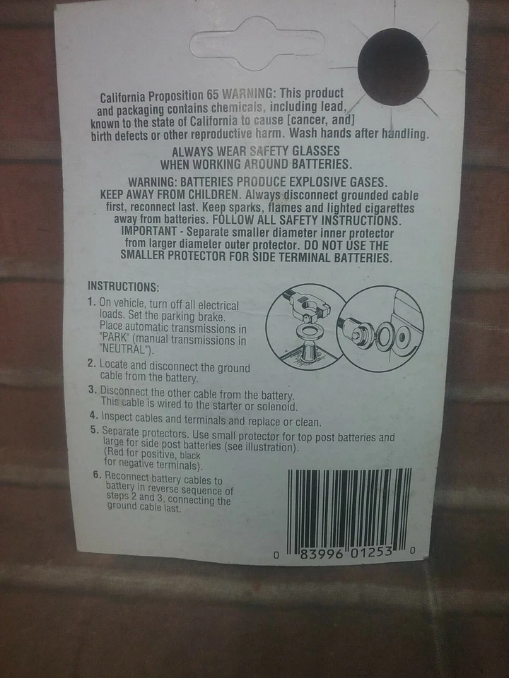 Deka East Penn 01253 Battery Terminal Protector - Image 2 of 2