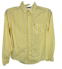 Men s Tommy Hilfiger Custom Fit Long-Sleeve Button-Up Striped Shirt- Size S