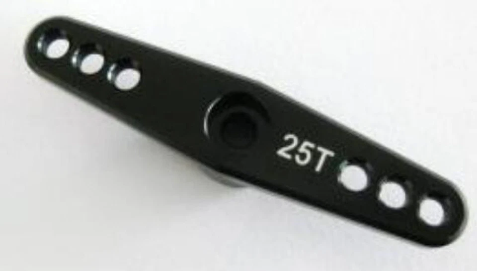 25T Aluminum Alloy Steering Servo Horn Arm for RC 1:8 1:10 Car HSP HPI Axial  - Image 4 of 4