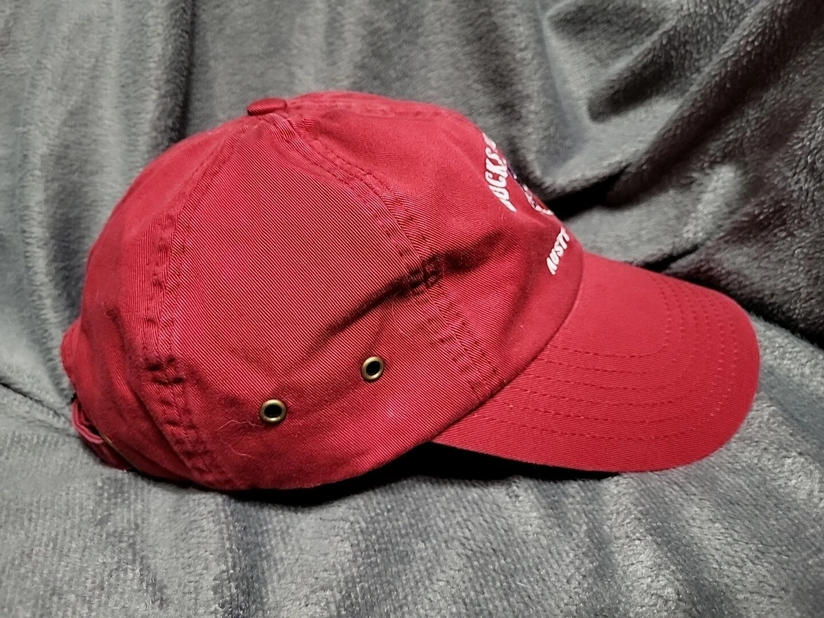 Austin Texas Ducks Unlimited Maroon Strapback Hat Hunting Hunter