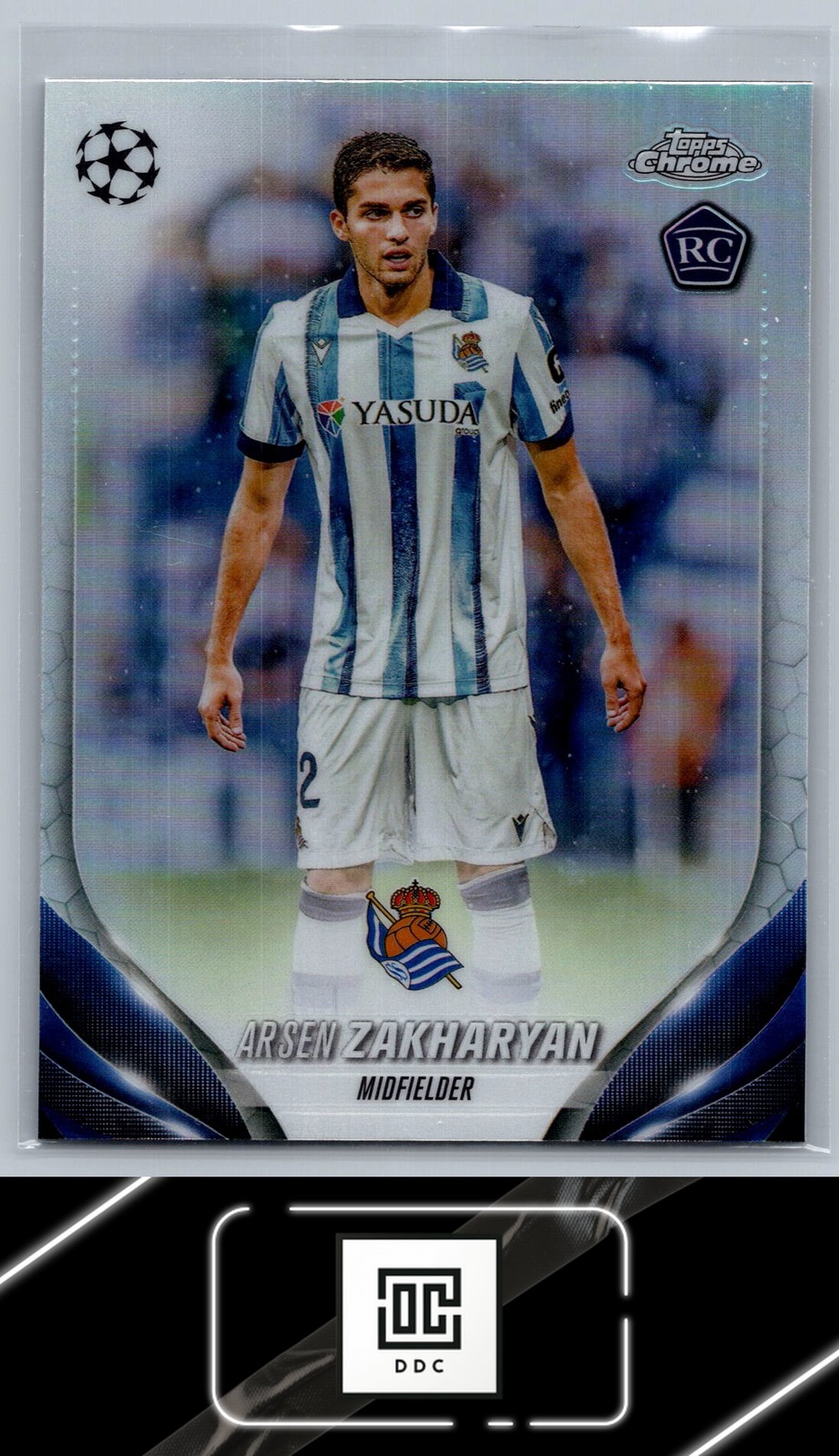 2023-24 Topps Chrome UEFA Club Competitions #141 Arsen Zakharyan Refractor