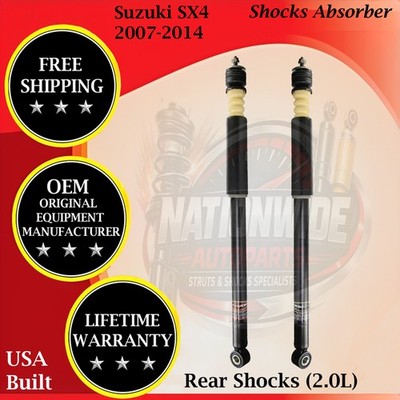 Monroe OEM Rear Shocks For 2007-2014 Suzuki SX4 Lifetime Warranty