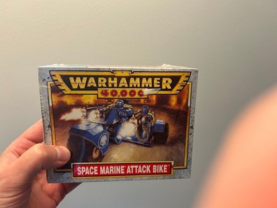 Warhammer 40000 40k Space Marine Marines Attack Bike 2nd Edition Vintage Rare