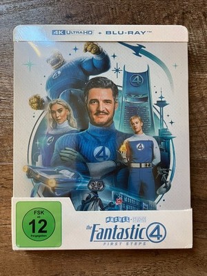 Fantastic Four 4 w. Steelbook (4K UHD + Blu-ray, EU Import, Region Free) *NEW*