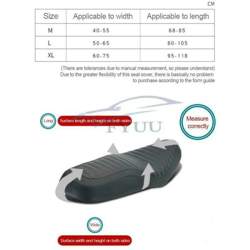 Funda Protectora Cojín Asiento Moto Scooter M Negra Impermeable Polvo Duradera Foto 3 de 4