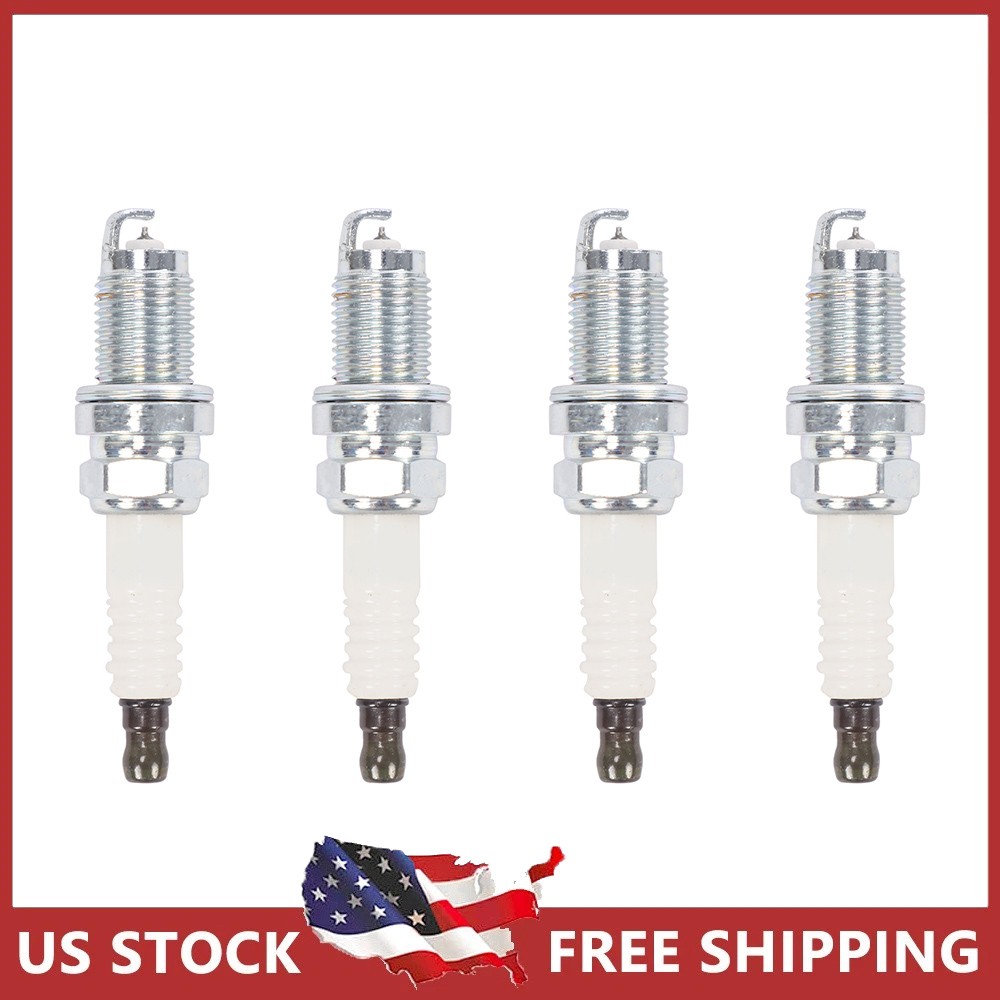 4Pcs Spark Plug OE# Iridium IZFR6K11 9807B-5617W For Acura CSX TL TSX RSX