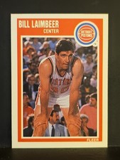 1989-90 Fleer #48 Bill Laimbeer PISTONS 