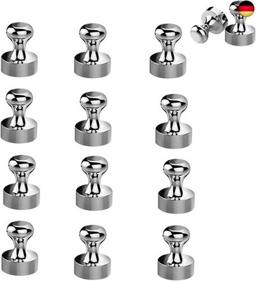 Neodym-Magnete, 12 Stück Kegelmagnete Mini Metall Magnete Push Pins N52 