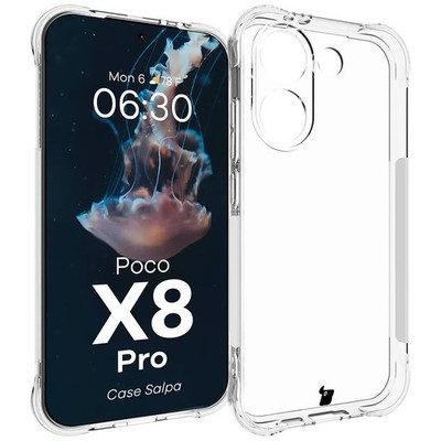 Handyhülle für Xiaomi POCO X8 Pro Bizon Case Cover Schutzhülle Etui Transparent