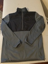 UNDER ARMOUR UA Storm Fleece  Zip Jacket w/pockets Size S Gray/Black