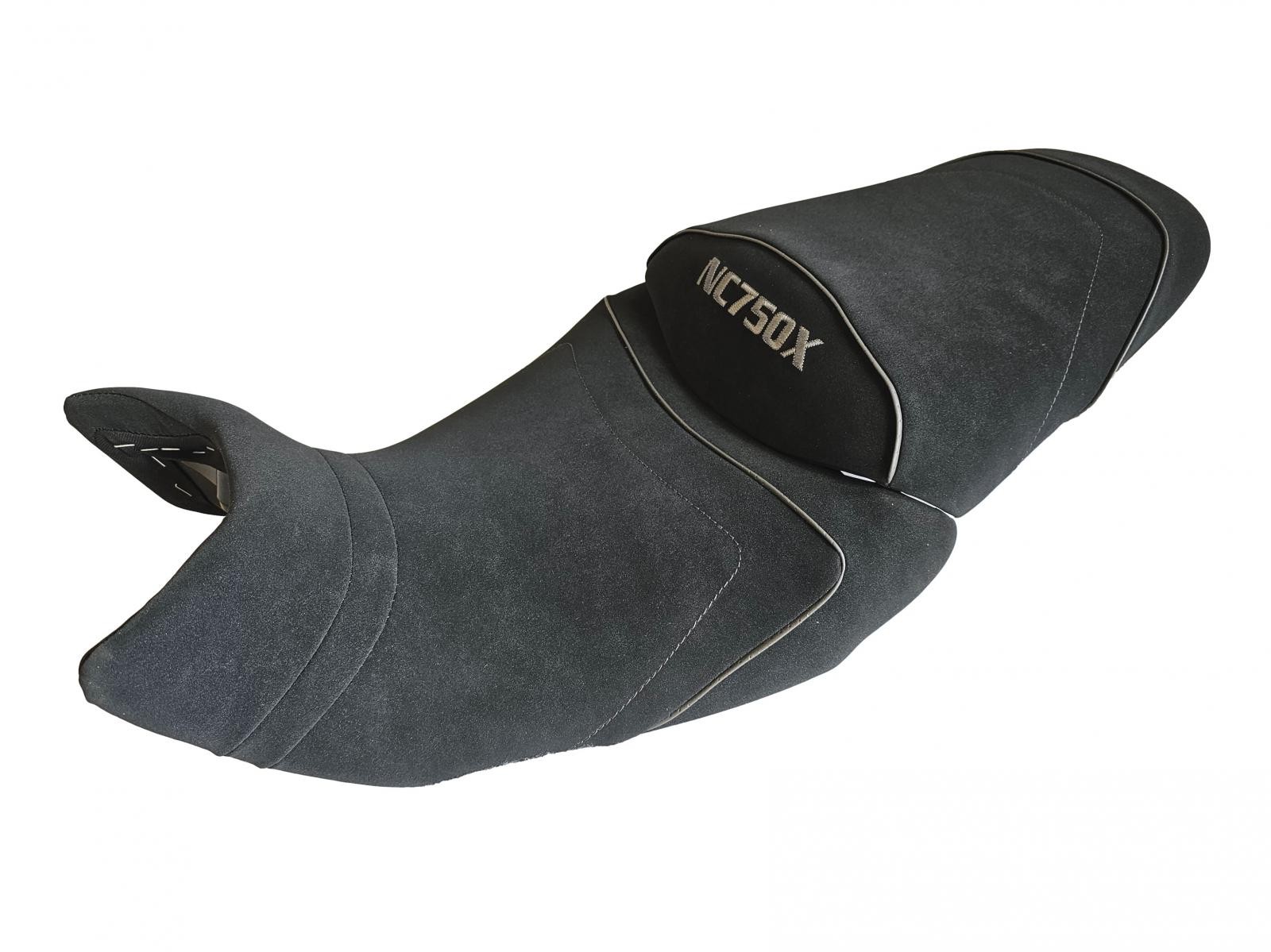Housse de selle Honda NC750X pour corriger la glisse du passager