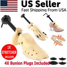 1PC 2-Way Wooden Adjustable Shoe Stretcher Expander Men Women Boot Size US 5-13