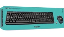 Logitech MK270 Wireless Keyboard and Mouse Combo Kit - New - Open Box