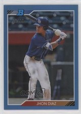 2020 Bowman Heritage Chrome Prospects Blue Refractor 10/99 Jhon Diaz 6z2
