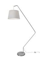 Bogenleuchte Bogenlampe Stehlampe Stehleuchte Stoffschirm Weiß E27 Villeroy Boch