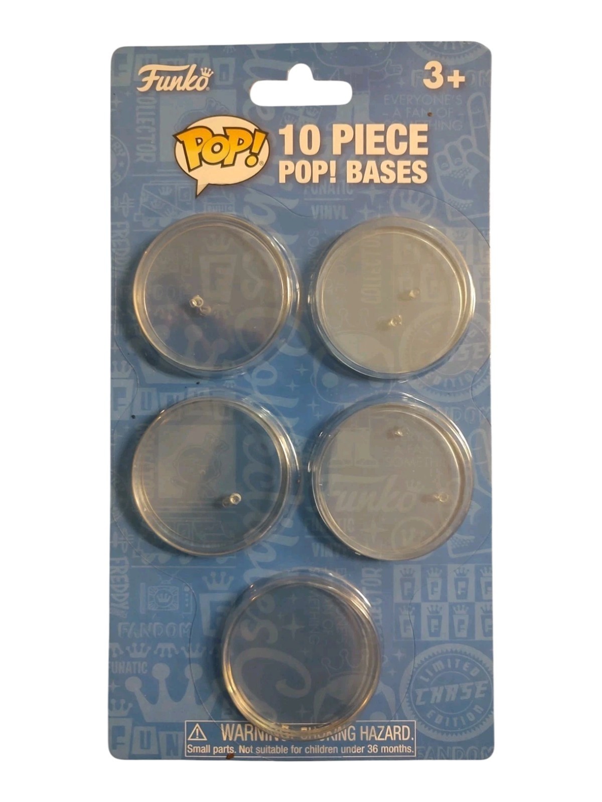 Funko Pop! Bases de pie - Transparente - 1 paquete (10 piezas)- ¡NUEVO! ¡Envío rápido gratis!