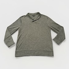Banana Republic Sweater Men's XL Gray Crew Neck Lightweight
