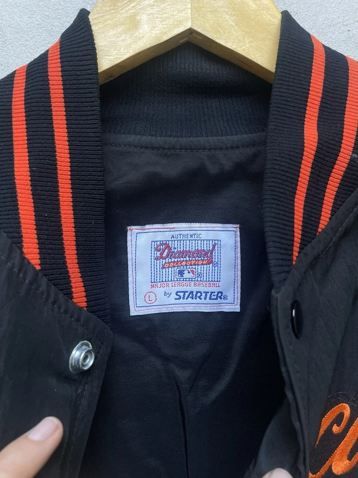 Starter Diamond Collection San Francisco Giants Jacket Vintage 90s Size Large - Image 4 of 4