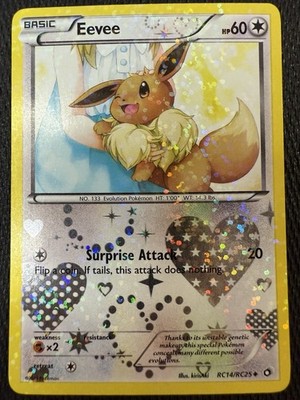 Eevee RC14/RC25 Generations Radiant Collection 2016 Pokemon | eBay