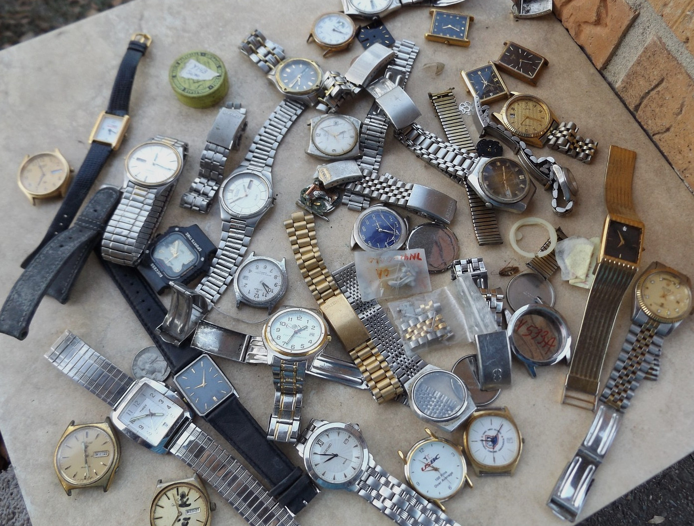 AS SEIKO Seiko MIXED Watchs  REPAIR Lot Bands IS PARTS VARIOUS VTG Large - vintagewatches.pk