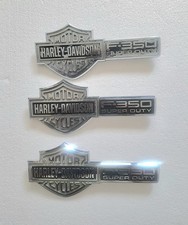 F-350 Super Duty Harley Davidson Emblems Set Of 3 04-07 F-350 Super Duty Harley Davidson Emblems Set Of 3 04-07