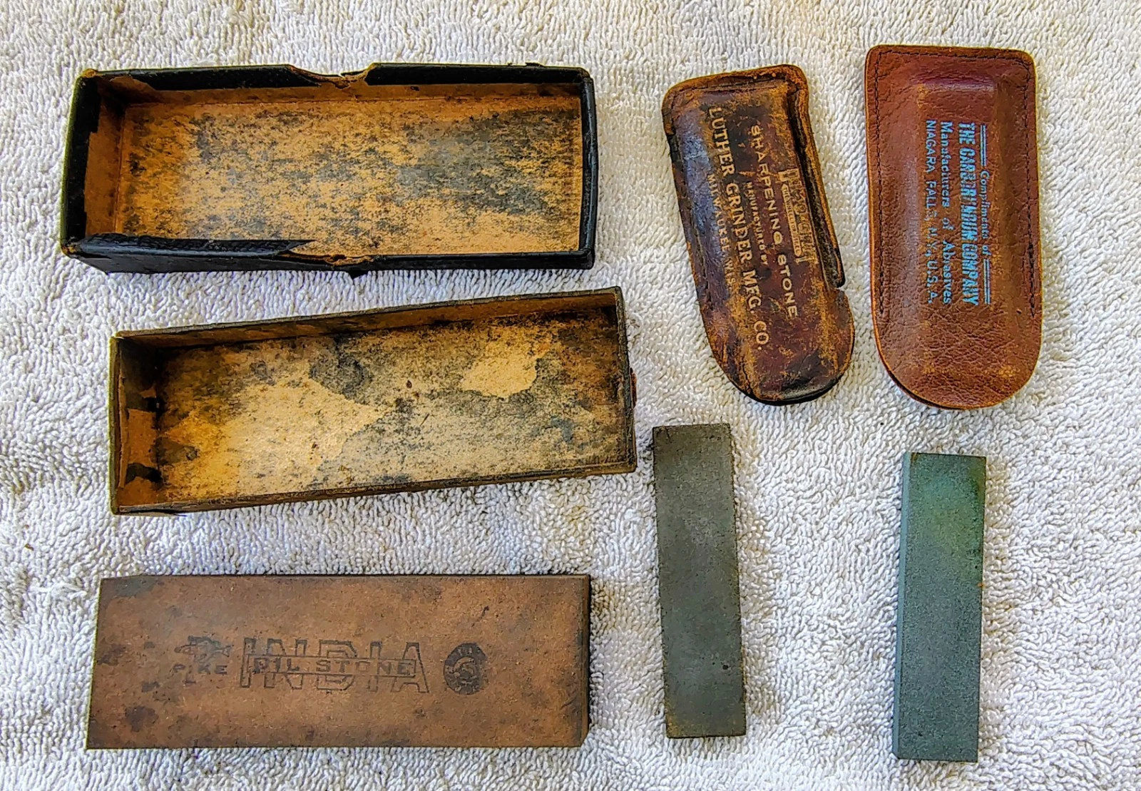 🗽 VINTAGE SHARPENING KNIFE STONES MACHINIST/TOOLMAKER
