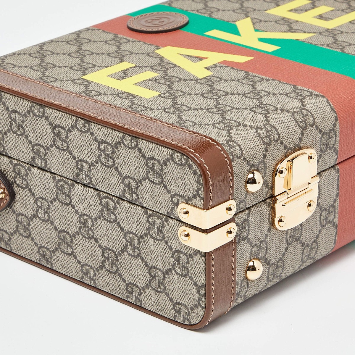 ❗️希少美品GUCCI ボストンバッグ old GUCCI Vintage GUCCI Brown Coated Canvas GG Monogram DOCTOR Bag Top