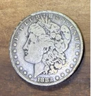 1882 O Morgan Dollar F Fine 90% Silver $1 US Coin Collectible