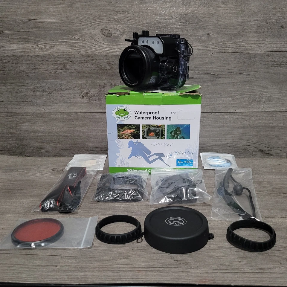 Carcaça subaquática à prova d'água para RX100 (1-5) 60m/195 pés - Imagem 3 de 4