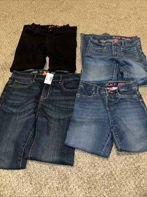 The Children's Place Girl's Size 10 Jeans Lot of 4. 1 NWT See Pics.