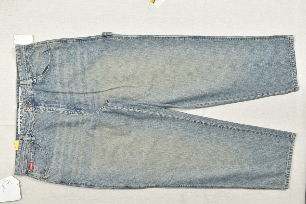 Ecko Unltd Denim Foundry Foundry-Fit Carpenter Jeans Mens 42 Acid