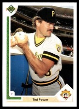 Ted Power 1991 Upper Deck #450 Pirates MLB READ FREE SHIPPING AutographDen