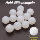 Silikon Hohlkugel 6-180mm weiß elastisch Silikonball Schwimmfähig hitzebeständig