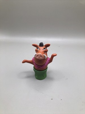Vtg 1996 Disney The Lion King Pumba Hula Dancer Burger King Collectors Bobbles