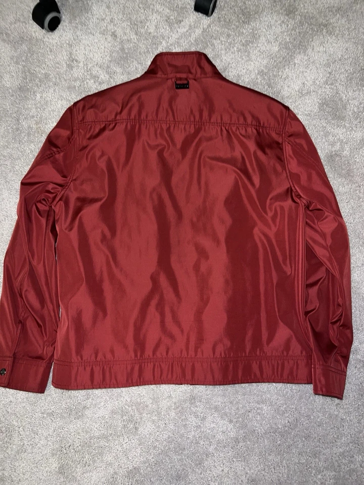 Chaqueta Michael Kors Roja 3 en 1 con Chaleco Extraíble, Bolsillos, Doble Cremallera Talla L Foto 3 de 4