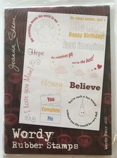 Sentiments complete me lego turtles believe Wordy Joanna Sheen rubber stamps