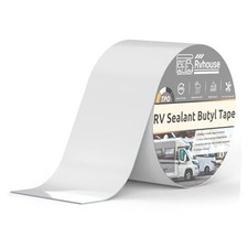 RV Roof Tape UV Resistant RV Sealant Tape Durable Waterproof 4" x 50 Ft White