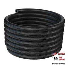 8AN CPE Fuel Line - AN8 Nylon Braided Hose - Black - 8AN-10ft