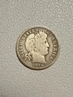 US Rare Coin 1914 D Barber Dime Fine 10c Coin Ships Today