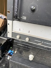 Vintage Crown Professional D150A Power Amplifier 2-Channel Rack Mounted Amp