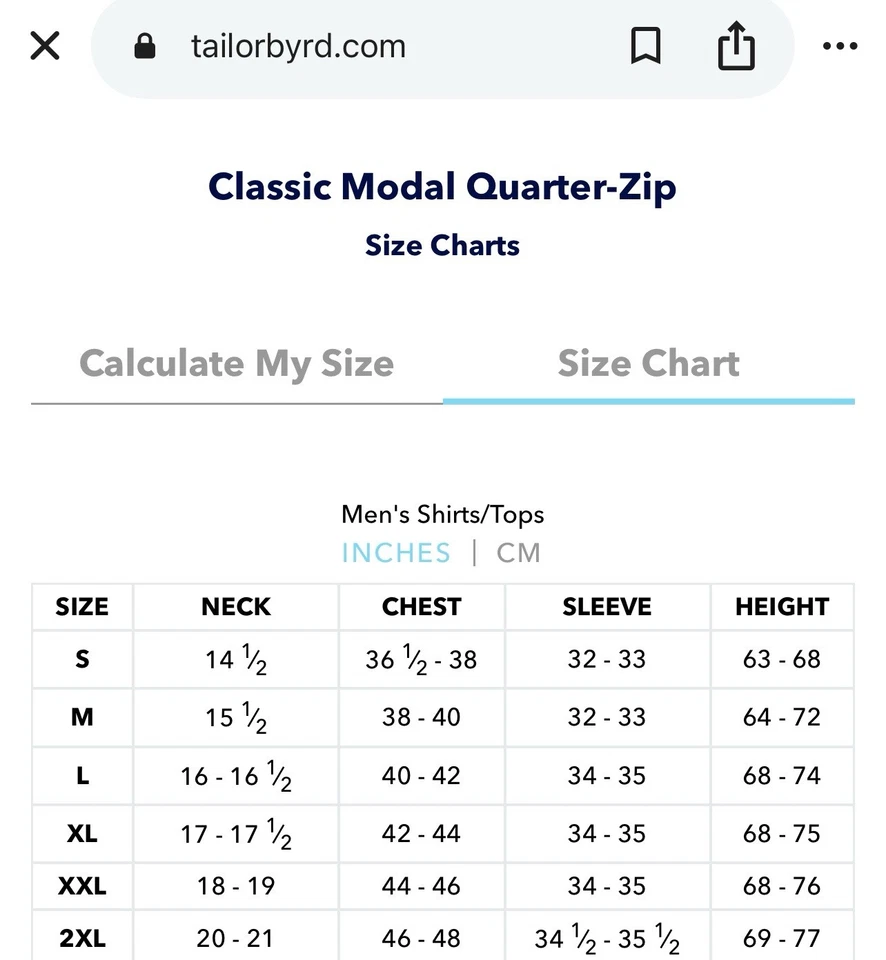 Pullover de golf Tailorbyrd para hombre 1/4 cremallera manga larga clásico modal talla mediana lila Foto 3 de 4