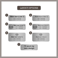 Custom Engraved ID Name Tag Badges Identification Personalized with Text & Logos
