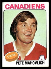 1975-76 Topps Pete Mahovlich #50 - Montreal Canadiens