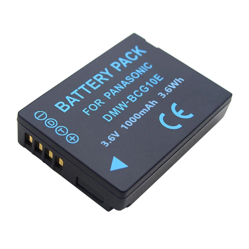 DMW-BCG10 Battery + USB Charger for Panasonic Lumix DMC-TZ10 DMC-TZ18 DMCTZ19 - Image 2 of 4