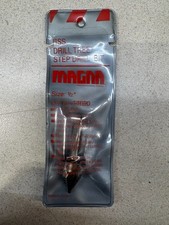 Broca escalonada Magna Tools 1/2" HSS 44690. Agujeros de conducto, arranque automático,