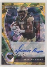 2021 Panini Prizm Draft Picks Gold Ice Spencer Brown #DPA-SPB Auto qf8