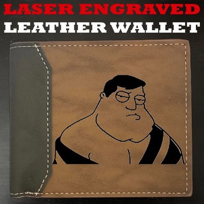 Custom STAN SMITH AMERICAN DAD Wallet - Bifold Leather Wallet - Premium Quality