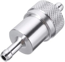 Alloy Fuel Petrol Inline Filter 5/16" 8mm. Cleanable. For MOTORCYCLE SCOOTER