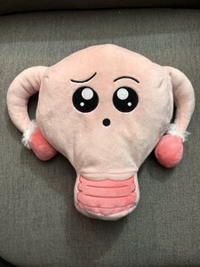 Stuffed Plush Uterus Heating Pad For Period Cramps Relief From Menstrual Cramps